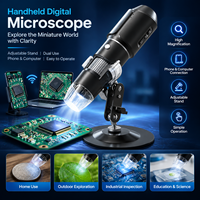 Microscope portable Dearsee pour la réparation électronique, 1080P, compatible Android et iPhone, loupe numérique de 50x à 1600x