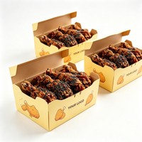 Boîte à emporter personnalisée de qualité alimentaire pour hot-dogs, hamburgers, poulet frit, boîte à emporter biodégradable pour la restauration rapide, boîte à emporter pour collations