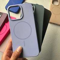 Coque magnétique antichoc de luxe en TPU effet silicone anti-jaunissement avec impression de logo personnalisé pour iPhone 17 Pro Max 16 15
