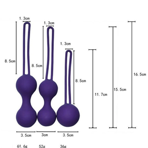 Bola de Kegel de silicona de grado médico para ejercicios del suelo pélvico para mujeres - Product Image 3