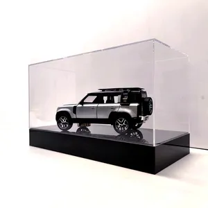 Custom Acrylic Tabletop Display Box For Lego Bricks Toy Mini Figure Acrylic Car Model Display Case