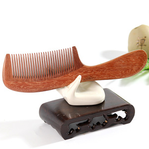 Peine de sándalo de gran tamaño, peine para masaje, agradable para la piel, uso doméstico para adultos, niños, mujeres embarazadas - Product Image 1