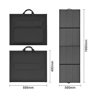 Panneau solaire pliable 200W en PET, haute efficacité 23%, cellules monocristallines 182mm pour applications d'alimentation en camping - Product Image 2