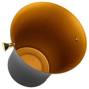 ถังน้ำแข็งสแตนเลสสีเงินสีดำสีทองสีเงินบางเฉียบออกแบบได้เองแชมเปญเบียร์ไวน์ไวน์อ่างสำหรับคลับปาร์ตี้บาร์ - Product Image 3