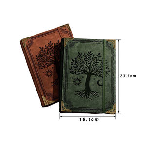 Cuaderno de Diario Mágico Retro de Hojas Sueltas para la Escuela, Cuaderno Grueso y Multifuncional, Cuaderno Recargable de Cuero A5 - Product Image 5