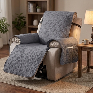 Housse de <span class=keywords><strong>protection</strong></span> imperméable MESOROCK pour meubles de salon, pour animaux domestiques, lavable, avec poches et sangles élastiques, pour fauteuils inclinables - Product Image 2
