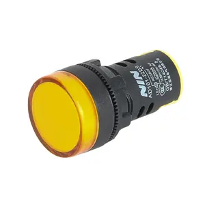 NIN AD16-22DS黄色小发光二极管指示灯120v