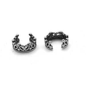 yunnique Crown Ear <b>Cuffs</b> Tibetan Silver Unisex Party Fashion <b>Earrings</b> - Product Image 5