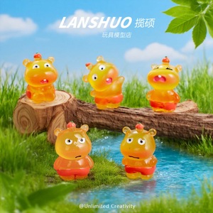 จี้คาปิบาร่าการ์ตูน Lanshuo ทำจากอะคริลิกเรซิ่น ของตกแต่งทำเอง ของขวัญ เครื่องประดับ สำหรับทุกเพศ - Product Image 1