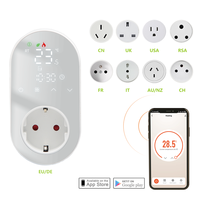 Beca BHT-12-LED Smart WiFi Digital LED Régulateur de température automatique pour chauffage au sol électrique domestique EU/US/UK Plug Works