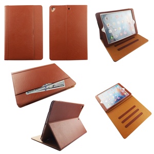 Étui folio d'affaires en cuir PU pour <span class=keywords><strong>iPad</strong></span> 5/6/Air 2/Pro <span class=keywords><strong>9</strong></span>.<span class=keywords><strong>7</strong></span> grande poche et porte-crayon pour tablettes et étuis - Product Image 6