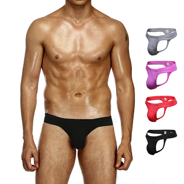 Low-rise Men Briefs Quick Dry High Soft Band Men's Underwear Briefs Print Latest Style Sexy Multi Colors Mens Thong