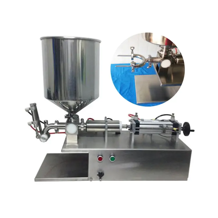 Business Semi Automatic Small Bakery Equipment Industrial Machinery Waffle Maker Machine Piston Beverage Filling Machine