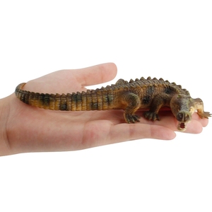 Modelo de Cocodrilo Simulador de Animales Salvajes, Cocodrilo <span class=keywords><strong>Emperador</strong></span> Negro, Anfibio, Juguetes Cognitivos Sólidos al por Mayor para Niños - Product Image 4