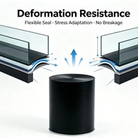 Scellant butyle thermofusible sans solvant pour extrusion automatique de verre isolant sans colmatage et sans impuretés