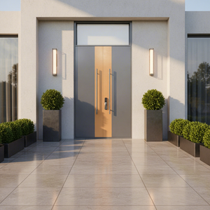 Puertas Batientes <span class=keywords><strong>de</strong></span> <span class=keywords><strong>Aluminio</strong></span> <span class=keywords><strong>de</strong></span> Seguridad para Exteriores, Precio <span class=keywords><strong>de</strong></span> Fábrica al por Mayor, Puerta <span class=keywords><strong>de</strong></span> Entrada Principal Extra Grande <span class=keywords><strong>y</strong></span> Lujosa para Casas - Product Image 1