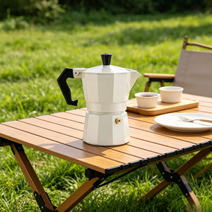 Caffettiera Moka in Lega di Alluminio per Alimenti, Multi-Capacità 150/300/450ml, Stile Italiano, Ecologica per Casa - Product Image 4