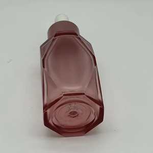 Transparent Pink Prismatic 30ml PETG Plastic Engraving Cosmetic Essential Oil <strong>Dropper</strong> <strong>Bottle</strong> Durable Rubber Skin Care Serum - Product Image 6
