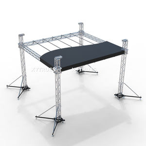Venta al por mayor de alta calidad personalizada 7x7x5m de aluminio etapa truss techo plano con cubierta de PVC - Product Image 4