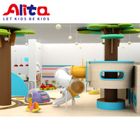 ALITA Mignonne Cabane d'Enfants en Contreplaqué et Tuyaux Galvanisés pour Jeu d'Imitation en Intérieur, Taille Personnalisée, Capacité 100 Personnes