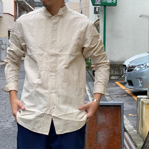 <span class=keywords><strong>Camisa</strong></span> de Hombre 2026, <span class=keywords><strong>Nueva</strong></span>, Elegante, de Lino y Algodón, Manga Larga, Cuello Alto, Color Sólido, ODM y OEM - Product Image 1