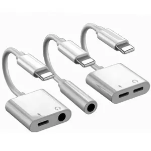 Voor Iphone 15 Hoofdtelefoonadapter Usb C Naar 3.5Mm Hoofdtelefoon En Oplader Adapter 2-In-1 Type C Naar Aux Audio Jack En Snelle Chargi