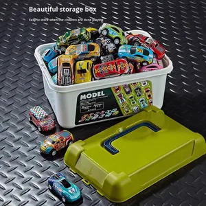 Coche de <span class=keywords><strong>Juguete</strong></span> de Aleación Fundida a Presión 1:64 con Caja de Almacenamiento, Vehículo en Miniatura de Simulación Promocional al por Mayor para Regalo de Niños - Product Image 4