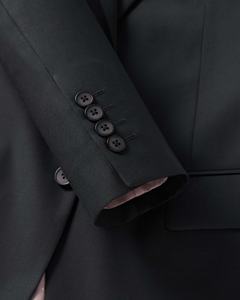 Abito Slim in Lana per Giovani Uomini, Chiusura Monopetto, Pantaloni con Zip, Stile Fronte Piatto - per Matrimoni, Occasioni Formali, Casual, Lavoro, Business - Product Image 6