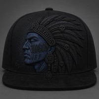 Cappello Trucker a 5 Pannelli con Visiera Piatta, Ricamo 3D, Frontale in Schiuma e Rete, 100% Cotone, Stile West Coast Gothic Chicano Urban Streetwear
