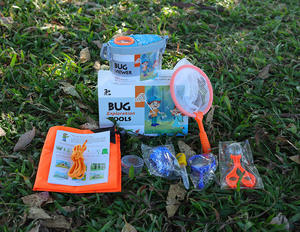 ชุดอุปกรณ์สำรวจธรรมชาติสำหรับเด็ก 10 ชิ้น กล่องดูแมลงแบบพับได้ กล่องเลี้ยงสัตว์เลี้ยง บ้านแมลง ชุดจับแมลง - Product Image 2