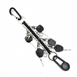Nouveauté : Porte-nœuds de cheerleading faits main avec mousqueton et porte-clés en paracorde pour adolescentes, idéal pour le sport et le cheerleading - Product Image 6