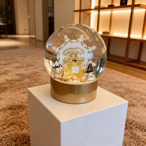 <span class=keywords><strong>Globe</strong></span> à neige personnalisé de luxe, cadeau d'entreprise, artisanat en verre et résine, <span class=keywords><strong>mini</strong></span> <span class=keywords><strong>globe</strong></span> à eau en verre avec rouge à lèvres, souvenir pour cadeau d'affaires - Product Image 3