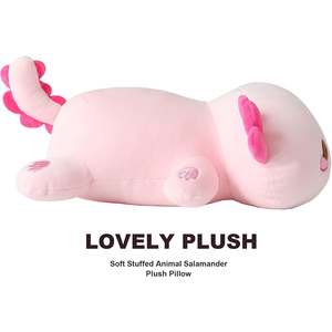 도매 30cm Kawaii 다양한 색상 멕시코 Axolotl 도롱뇽 애니메이션 봉제 완구 부드러운 인형 동물 인형 귀여운 Axolotl 베개 - Product Image 6