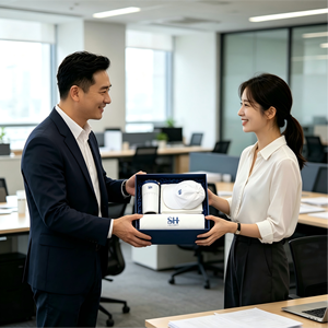ชุดของขวัญสำหรับพนักงาน ประกอบด้วยแก้วน้ำ 4 in 1 หมวกเบสบอล เสื้อยืด และกระเป๋าผ้าใบ พร้อมโลโก้ธุรกิจตามสั่ง เหมาะสำหรับใช้ในชีวิตประจำวัน - Product Image 6