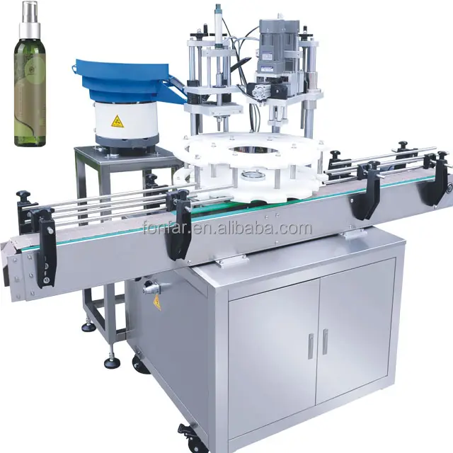 Automatische Fles Cap Tafel Top Schroef Magnetische Flacon Sluiten Water Blikjes Bottelen Bureau Drums Lift Aluminium Capping Machine