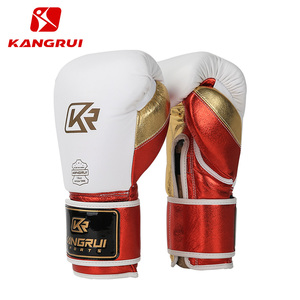 Guantes de boxeo de cuero de vaca para niños de alta calidad, Kickboxing de cuero PU impermeable profesional para deportes al aire libre, artes marciales - Product Image 2