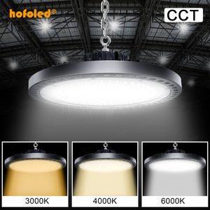 Hiệu quả cao 100W 150W 200W chống ánh sáng Lũ lụt kho công nghiệp đèn 5 năm bảo hành nhôm UFO dẫn ánh sáng bay cao - Product Image 2