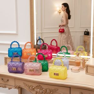 Luxury Designer Tote Beach Coin clear Transparent Little Girl Jelly Bag Luxury Girls Handbags Mini Cute <b>Purses</b> for Kids - Product Image 1