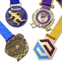 Personnalisé Personnalisé Football Football Personnalisé Métal Médaille Récompense Sport Souvenir Médaille Moulé Argent Or Gymnastique Médailles