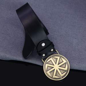 Diseña tu propio lujo Hebilla de cinturón de bronce en blanco Logotipo personalizado Hebillas de clip de cinturón de jeans de metal - Product Image 3