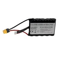 Batterie lithium-ion originale INR21700 50S 45A à décharge continue, cellules de batterie 5S 18,5V 5000mAh Li-ion 10C pour drones FPV