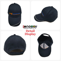 Casquette de baseball sportive à 5 panneaux personnalisée avec corde Logo imprimé OEM et techniques brodées à la main