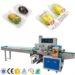 Automatic Fresh Fruit Pillow Packing Machine For Lemon Orange Kiwi Packing Machine Apple Peach Flow Packing Machine