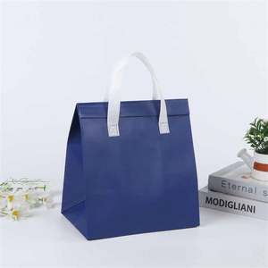 Sacs isothermes réutilisables avec logo personnalisé, sacs isothermes non tissés, sacs isolés pour garder les aliments au frais - Product Image 3