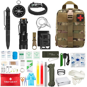 Outdoor Camping Survival Kit Multi Functional Tool <b>Set</b> With First Aid And Emergency Gear For Wilderness Travel - Product Image 2