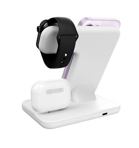 Soporte de cargador inalámbrico <span class=keywords><strong>3</strong></span> en 1 para iPhone 15 <span class=keywords><strong>14</strong></span> 13 12 Logotipo de cargador portátil inalámbrico Personalización Ideas de nuevos productos 2025 - Product Image 3