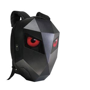 Tas Ransel Pengendara Motor LED Berkualitas LOY Black Knight, Tas Helm Berkendara Motor LED Bercahaya Tahan Air, Perlengkapan Pelindung, Tas Pelana - Product Image 1