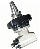 Tête de fraisage à angle droit WEDN haute rigidité BT50 vers BT40 90°, support verrouillable à 360° pour machine de fraisage CNC à portique avec garantie d'un an