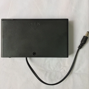 Soporte de Plástico para 12V y 8 Pilas AA, Caja con Clip para Baterías, Interruptor de Encendido/Apagado y Conector de Alimentación de 5.5mm CC - Product Image 2