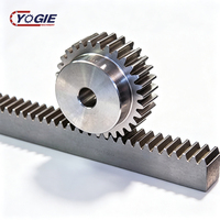 Crémaillère en acier robuste sur mesure pour l'exploitation minière, à dents hélicoïdales droites, surface trempée, pour transmission linéaire industrielle de machines CNC